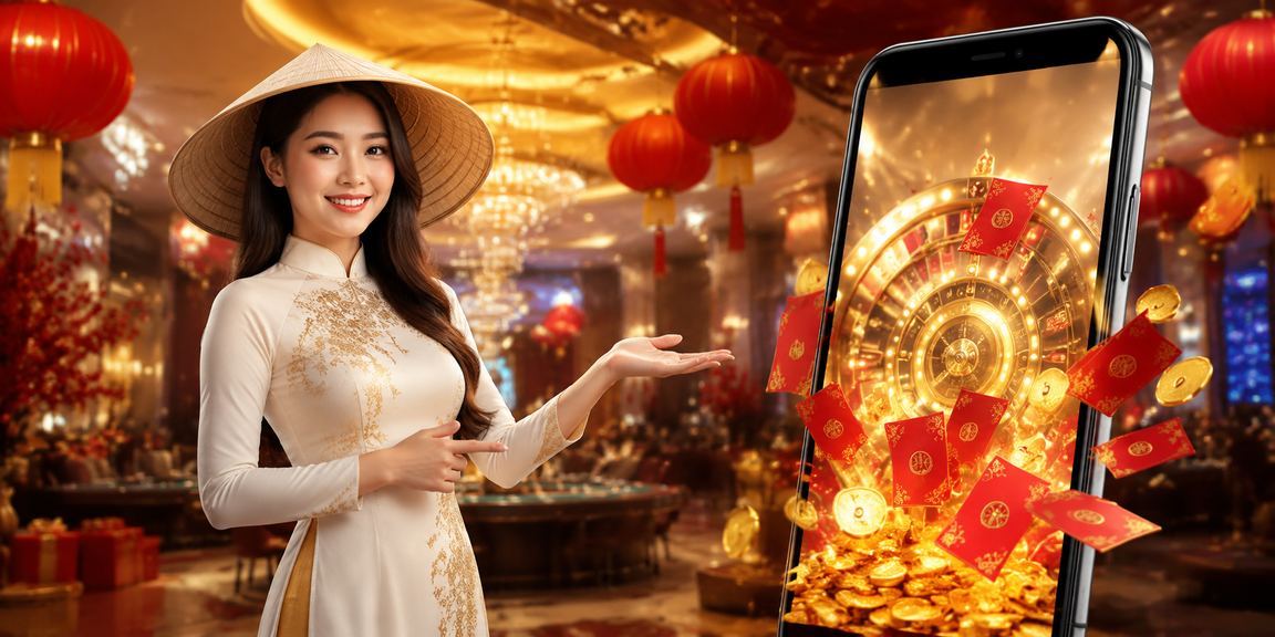Phong bì đỏ may mắn và nón lá tại vịnh Hạ Long – biểu tượng giải thưởng xsqni dịp lễ tết