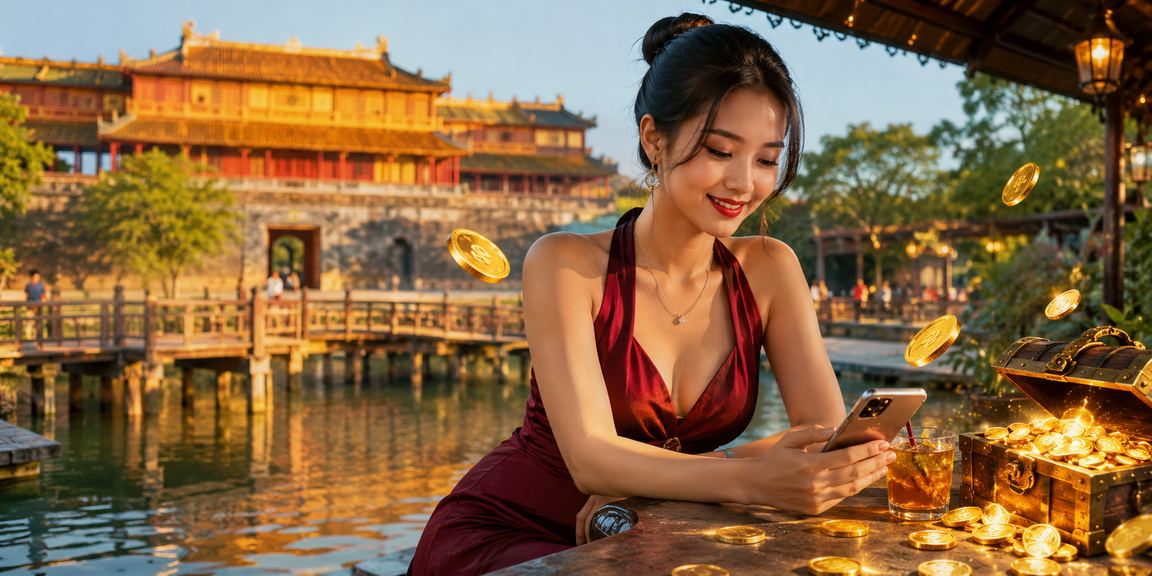 Người chơi Việt Nam tại Huế trải nghiệm casino di động xsqni trên điện thoại thông minh
